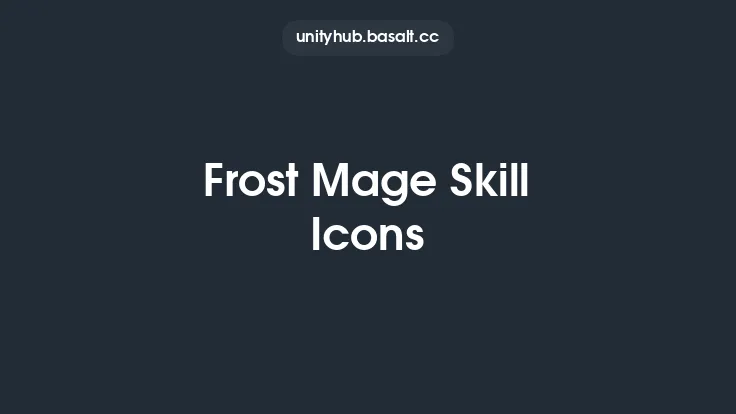 Frost Mage Skill Icons Thumbnail