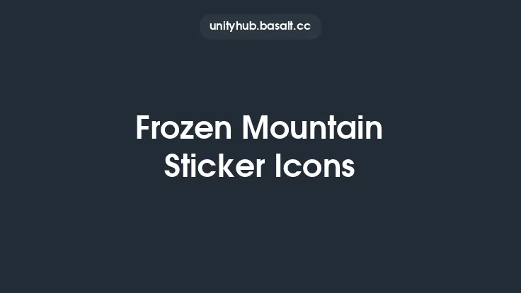 Frozen Mountain Sticker Icons Thumbnail