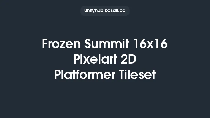 Frozen Summit 16x16 Pixelart 2D Platformer Tileset Thumbnail
