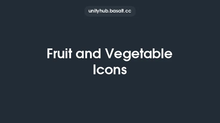 Fruit and Vegetable Icons Thumbnail
