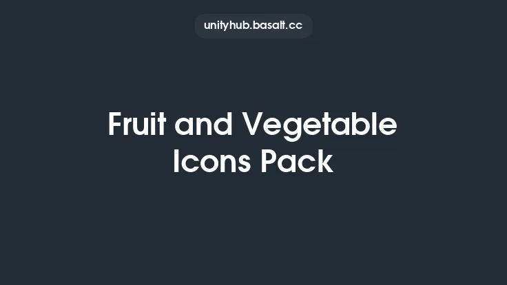 Fruit and Vegetable Icons Pack Thumbnail