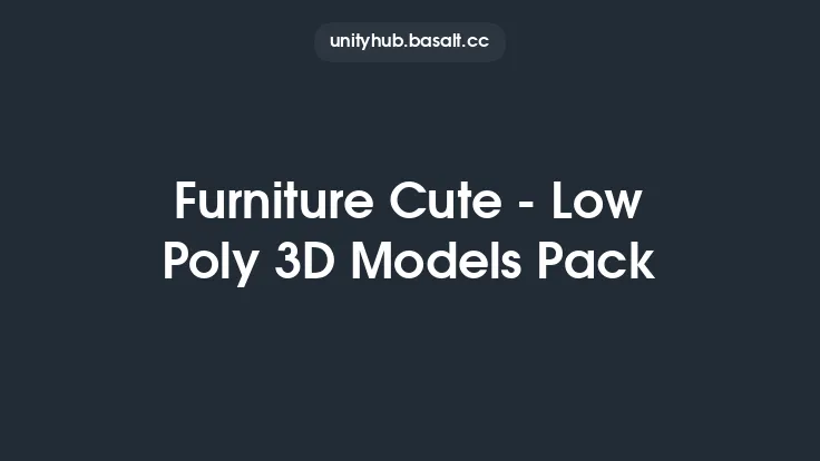 Furniture Cute - Low Poly 3D Models Pack Thumbnail