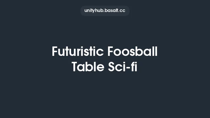 Futuristic Foosball Table Sci-fi Thumbnail