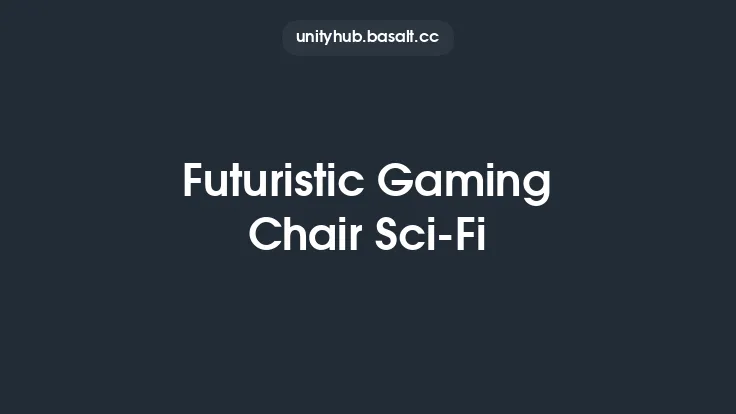 Futuristic Gaming Chair Sci-Fi Thumbnail