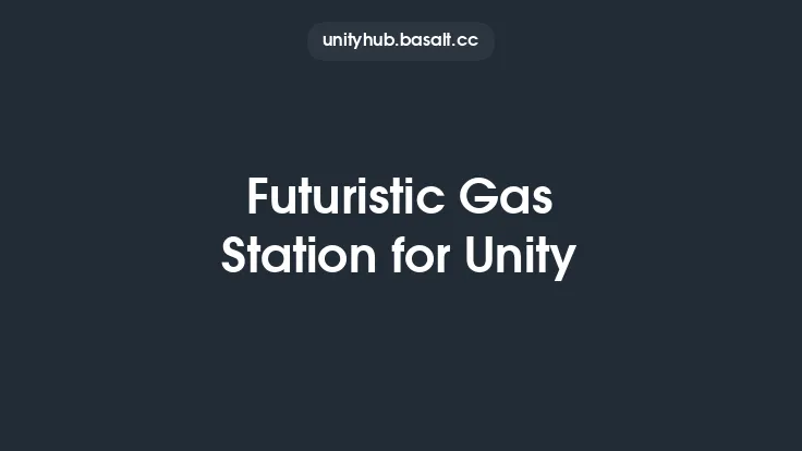 Futuristic Gas Station for Unity Thumbnail