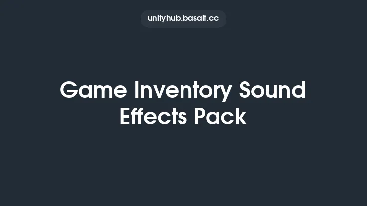 Game Inventory Sound Effects Pack Thumbnail