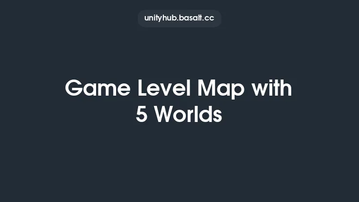 Game Level Map with 5 Worlds Thumbnail