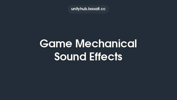 Game Mechanical Sound Effects Thumbnail