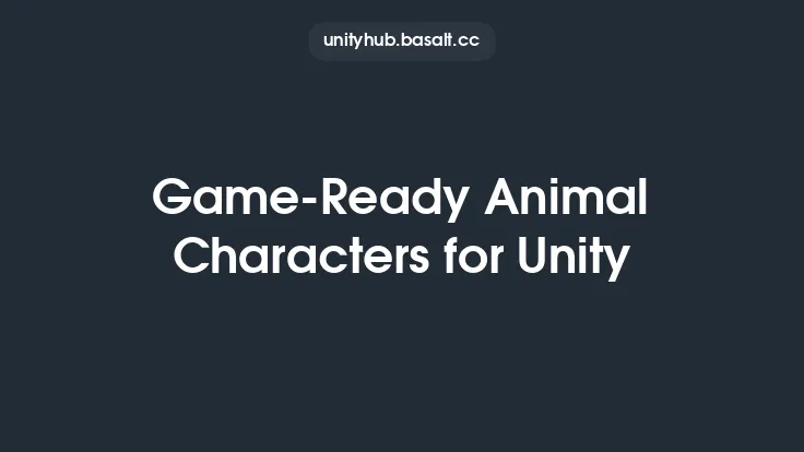 Game-Ready Animal Characters for Unity Thumbnail