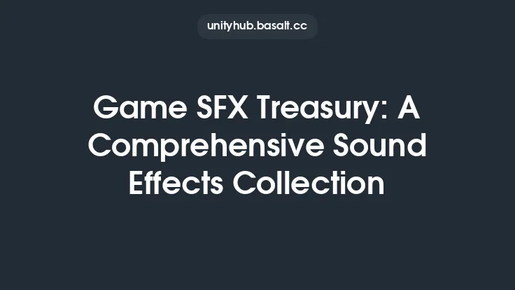 Game SFX Treasury: A Comprehensive Sound Effects Collection Thumbnail