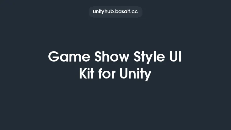 Game Show Style UI Kit for Unity Thumbnail