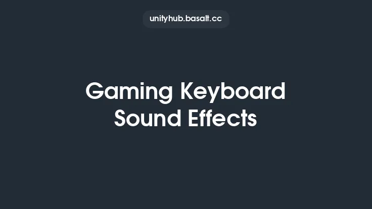 Gaming Keyboard Sound Effects Thumbnail