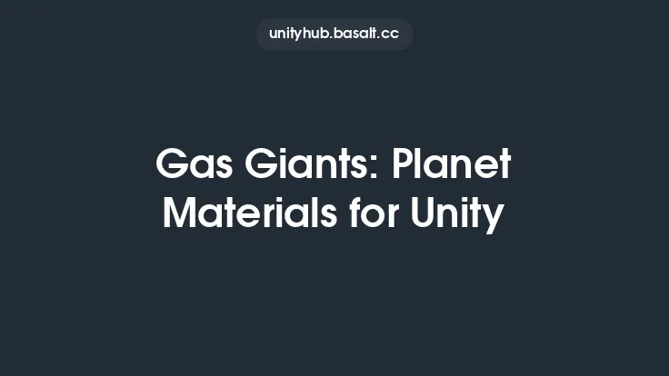 Gas Giants: Planet Materials for Unity Thumbnail