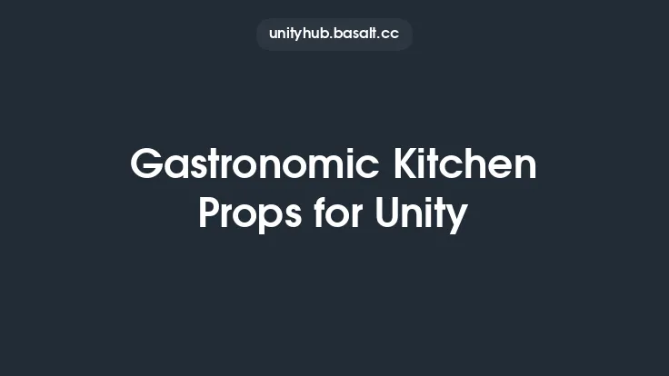 Gastronomic Kitchen Props for Unity Thumbnail