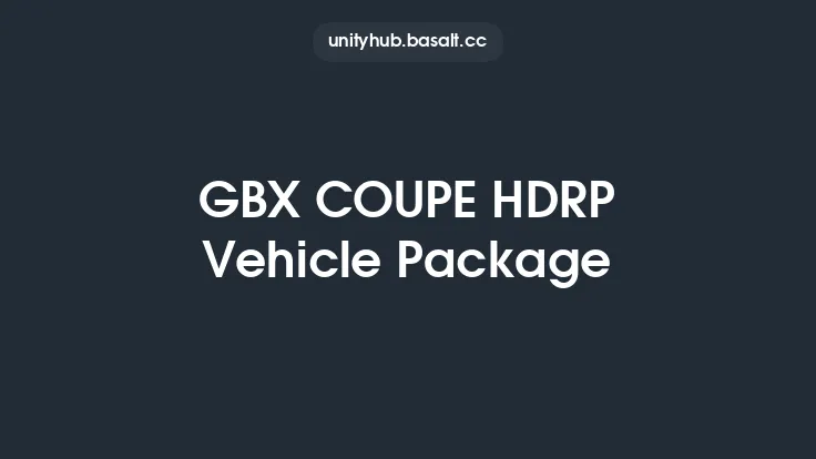 GBX COUPE HDRP Vehicle Package Thumbnail