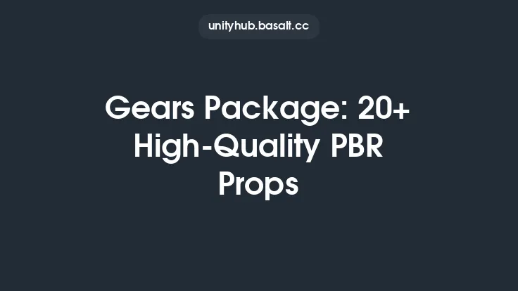 Gears Package: 20+ High-Quality PBR Props Thumbnail