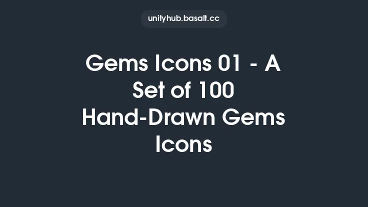 Gems Icons 01 - A Set of 100 Hand-Drawn Gems Icons Thumbnail