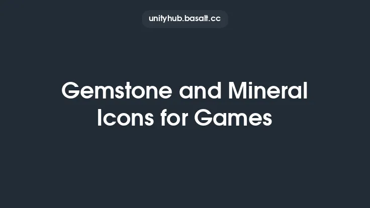Gemstone and Mineral Icons for Games Thumbnail