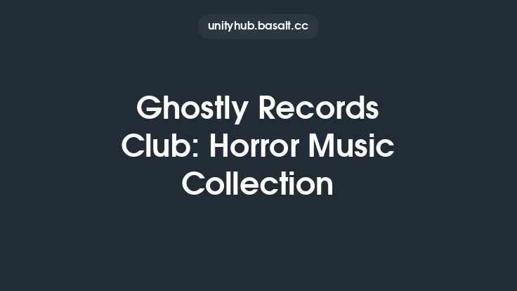 Ghostly Records Club: Horror Music Collection Thumbnail