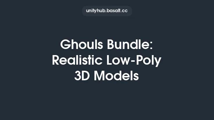 Ghouls Bundle: Realistic Low-Poly 3D Models Thumbnail