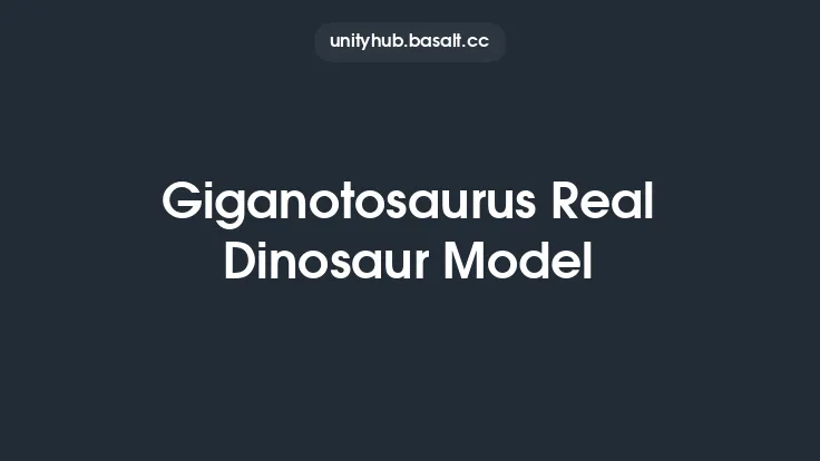 Giganotosaurus Real Dinosaur Model Thumbnail