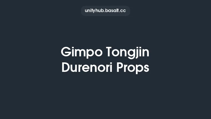 Gimpo Tongjin Durenori Props Thumbnail