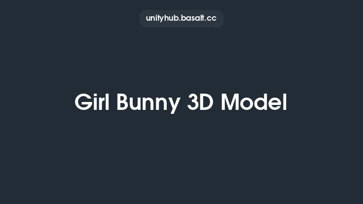 Girl Bunny 3D Model Thumbnail