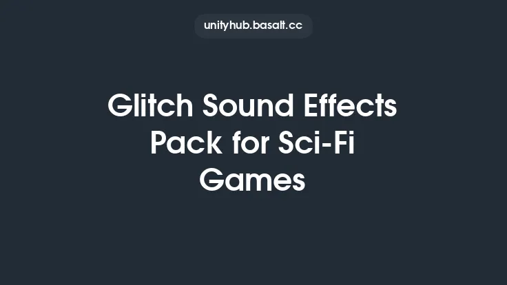 Glitch Sound Effects Pack for Sci-Fi Games Thumbnail