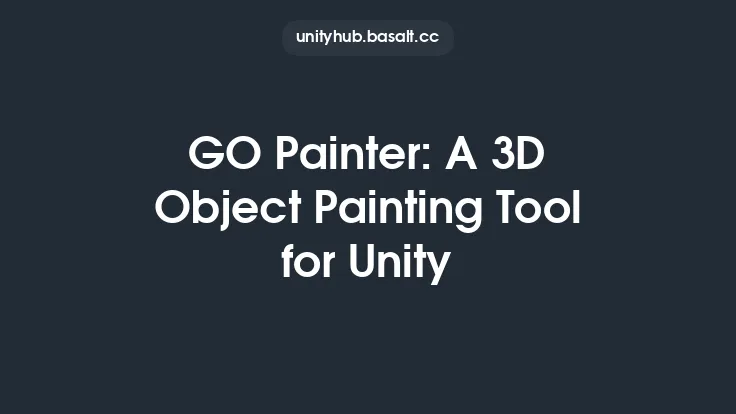 GO Painter: A 3D Object Painting Tool for Unity Thumbnail