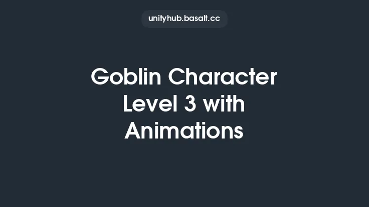 Goblin Character Level 3 with Animations Thumbnail