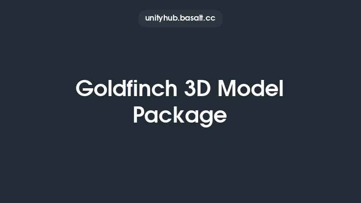 Goldfinch 3D Model Package Thumbnail
