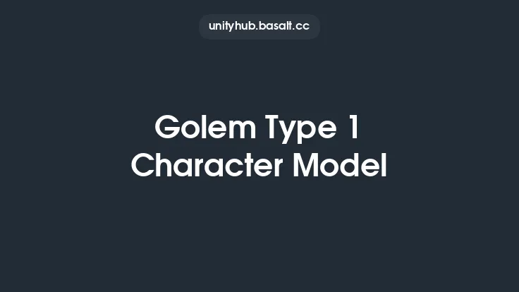 Golem Type 1 Character Model Thumbnail