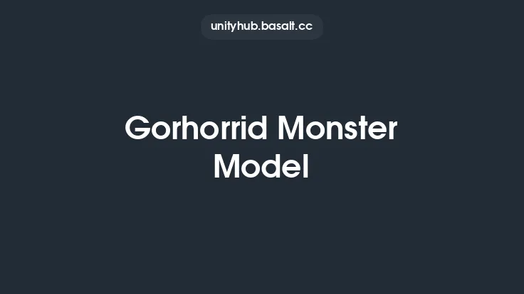 Gorhorrid Monster Model Thumbnail