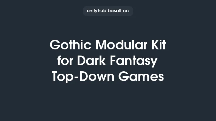 Gothic Modular Kit for Dark Fantasy Top-Down Games Thumbnail