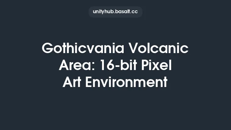 Gothicvania Volcanic Area: 16-bit Pixel Art Environment Thumbnail