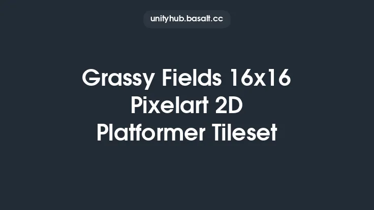 Grassy Fields 16x16 Pixelart 2D Platformer Tileset Thumbnail