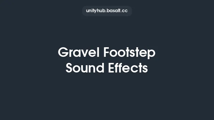 Gravel Footstep Sound Effects Thumbnail
