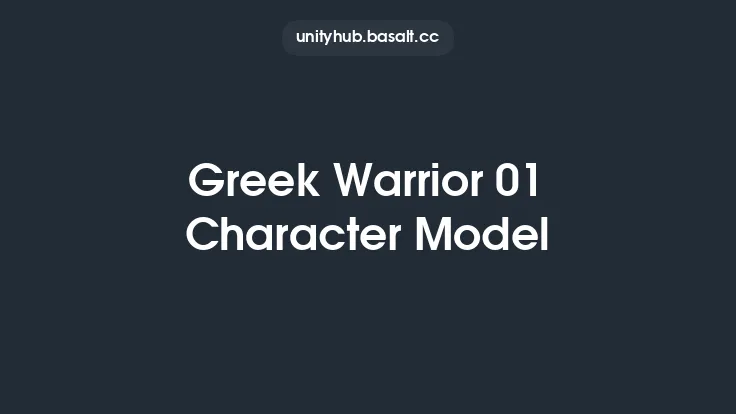 Greek Warrior 01 Character Model Thumbnail