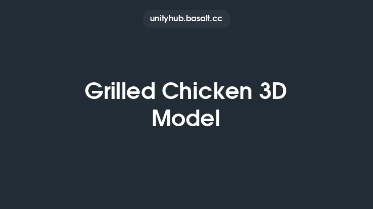 Grilled Chicken 3D Model Thumbnail