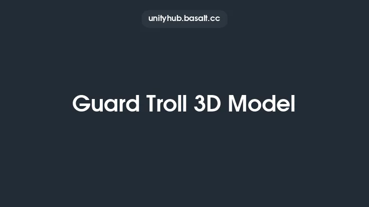 Guard Troll 3D Model Thumbnail