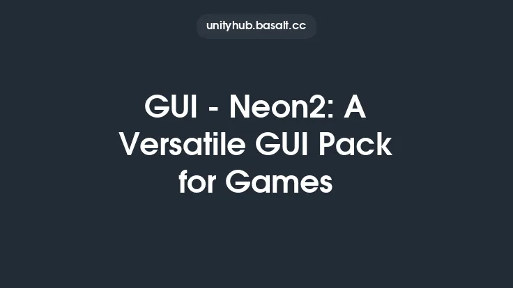 GUI - Neon2: A Versatile GUI Pack for Games Thumbnail