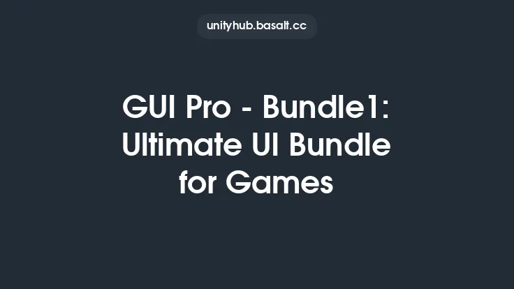 GUI Pro - Bundle1: Ultimate UI Bundle for Games Thumbnail