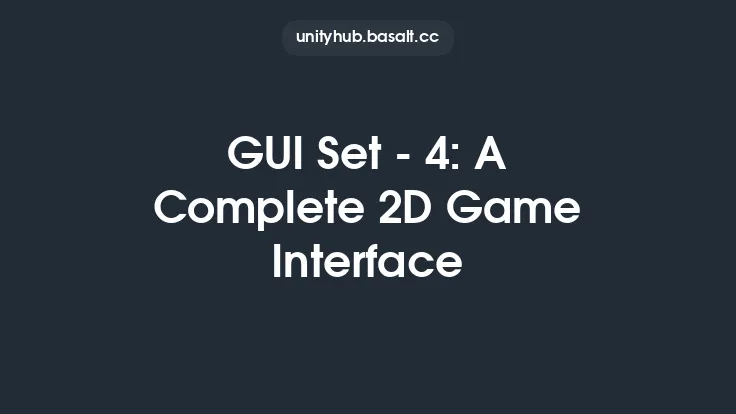 GUI Set - 4: A Complete 2D Game Interface Thumbnail