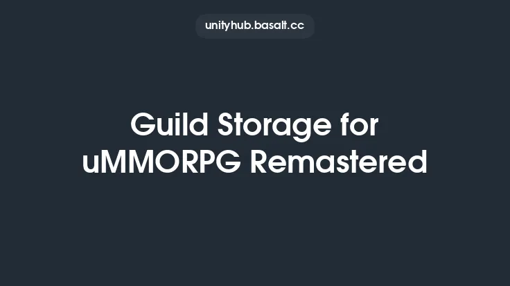Guild Storage for uMMORPG Remastered Thumbnail