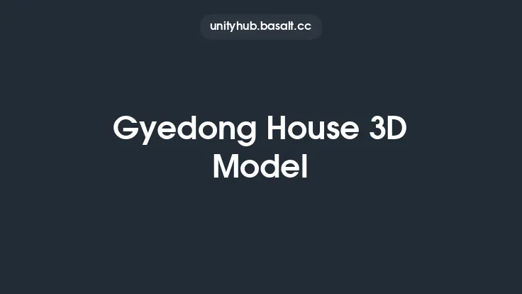 Gyedong House 3D Model Thumbnail