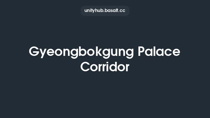 Gyeongbokgung Palace Corridor Thumbnail