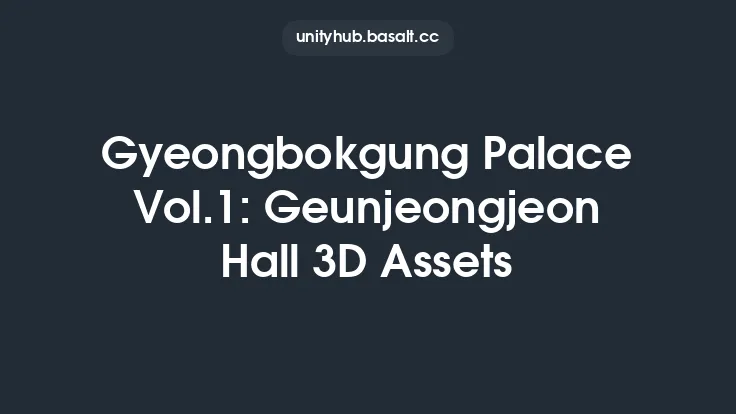 Gyeongbokgung Palace Vol.1: Geunjeongjeon Hall 3D Assets Thumbnail