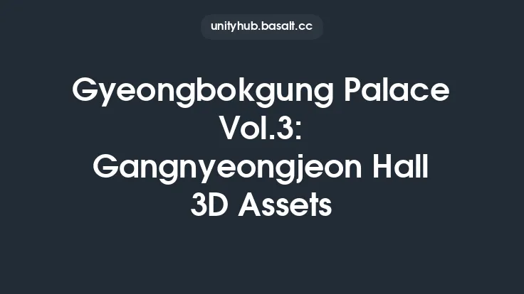 Gyeongbokgung Palace Vol.3: Gangnyeongjeon Hall 3D Assets Thumbnail