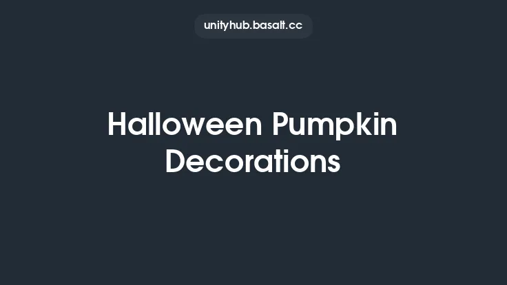 Halloween Pumpkin Decorations Thumbnail