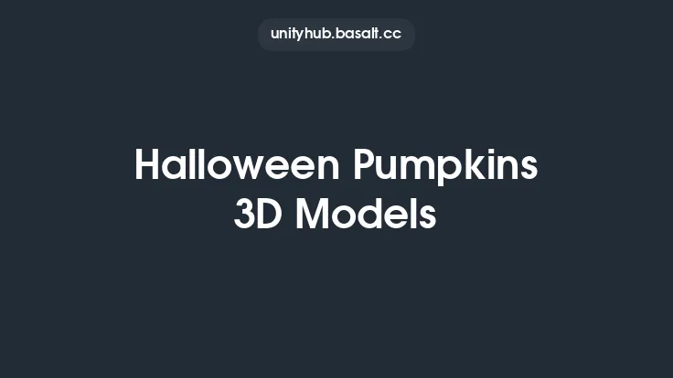 Halloween Pumpkins 3D Models Thumbnail